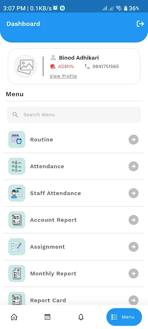 Vidhya Vikash School Screenshot 1