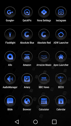 Daf Transparency Blue Icons Screenshot 3