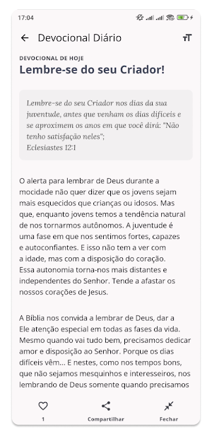 Devocional Diário | Bíbliaon Screenshot 2
