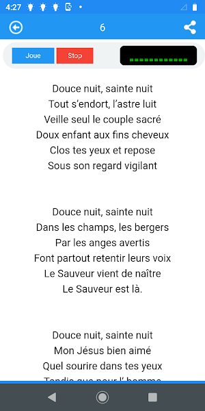 Christmas songs in French Screenshot 2