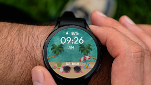 3D Water Summer WatchFace Screenshot 0