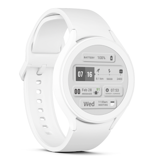 Viral Grey Minimal Watch Face Screenshot 2