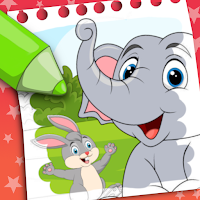 Master Coloring Book Animals