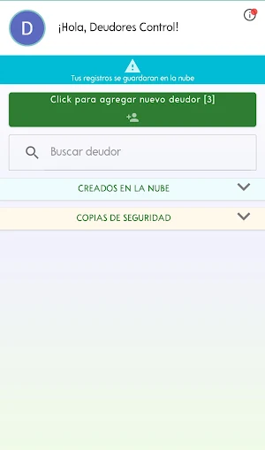 Control debtors - Client scheduling Screenshot 3