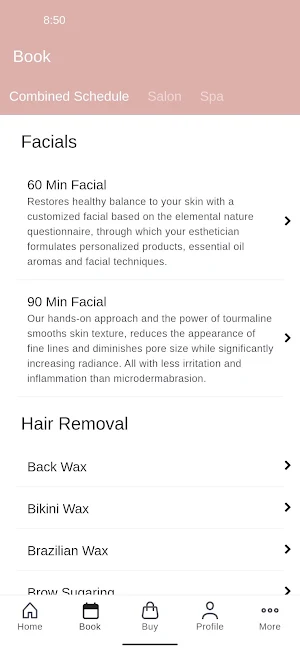 MB West End Salon Screenshot 1