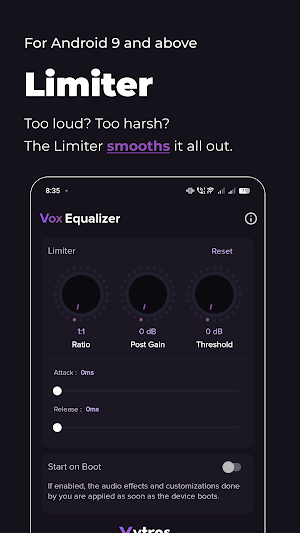 Vox Equalizer - Bass Booster Screenshot 3