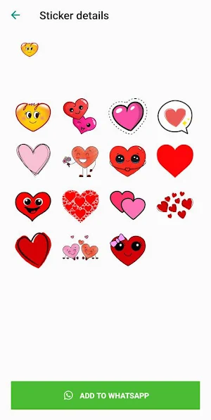 Love Romantic Stickers Screenshot 2