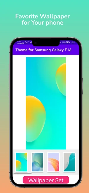 Theme for Samsung Galaxy F16 Screenshot 1