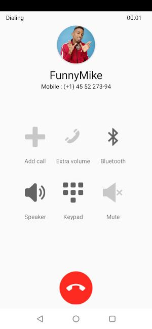 FunnyMike Fake Video Call - FunnyMike Call & Chat Screenshot 2