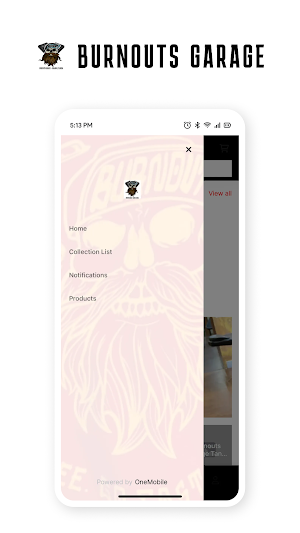 Burnouts Garage Apparel Screenshot 1