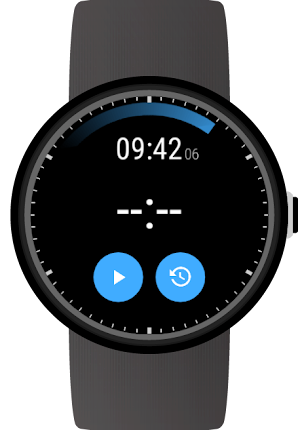 Stopwatch for Wear OS (Android Wear) Screenshot 1