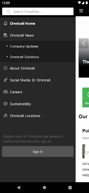 Omnicell OmniHub Screenshot 1