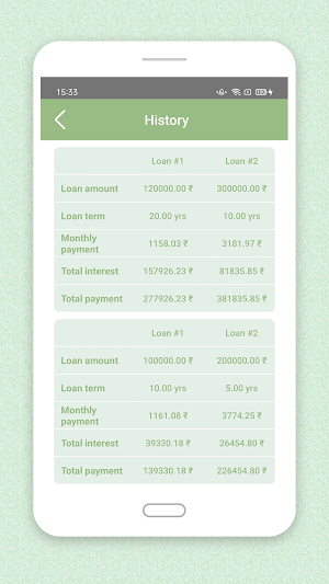 Cat Loan: Loan Comparison Calc Screenshot 3