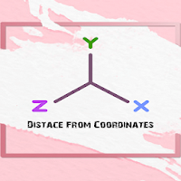 Distance between two points/coordinates calculator