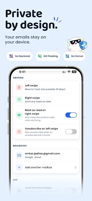Swipe To Wipe Emails - WypeBox Screenshot 3