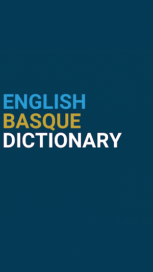 English : Basque Dictionary Screenshot 0