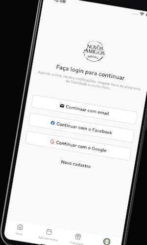 Barbearia Novos Amigos Screenshot 0