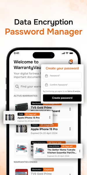 WarrantyVault Screenshot 1