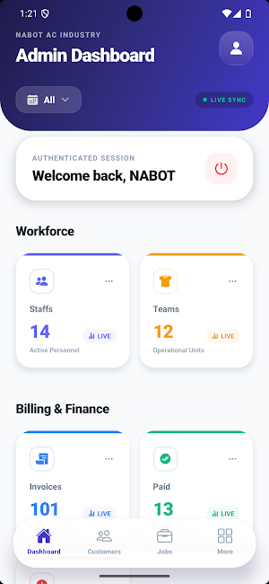 FieldRobo Admin Screenshot 0