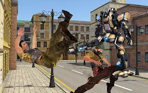 Robot Kung Fu v Street Fighter Screenshot 0