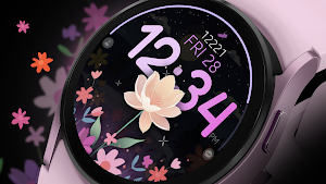 Flower Steps watch face Screenshot 0