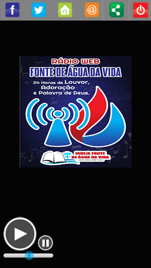 Web Rádio FonteDe Agua Da Vida Screenshot 1