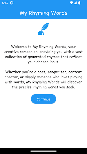 My Rhyming Words Screenshot 0