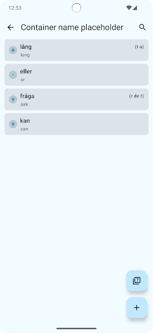 Swedish dictionary Screenshot 0