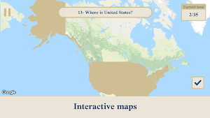 Geography Quiz: Atlas Map Game Screenshot 0