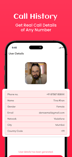 Call History Any Number Detail Screenshot 3
