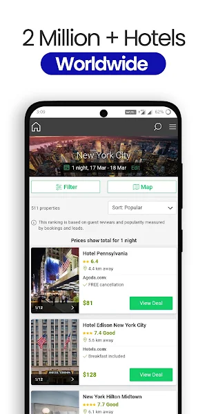 Cheap Hotels - Hotel Deals Screenshot 2