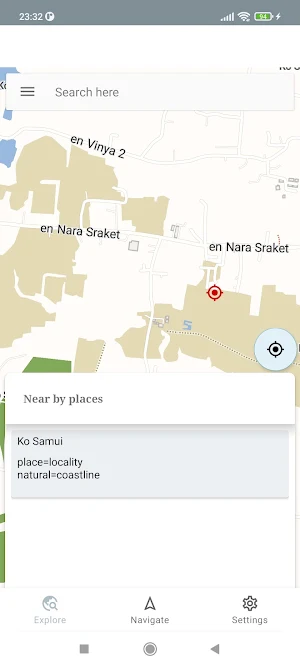 Koh Samui (Ko Samui) Thailand Offline Map Screenshot 3