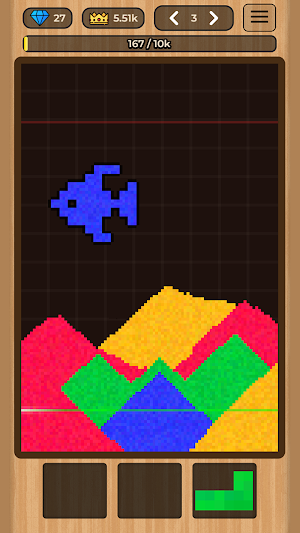 Sand Puzzle: From Wall to Wall Screenshot 1