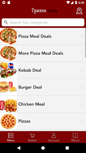 Queens Pizza Screenshot 2