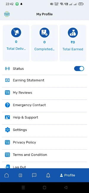 Good Vibes - Rider App Screenshot 2