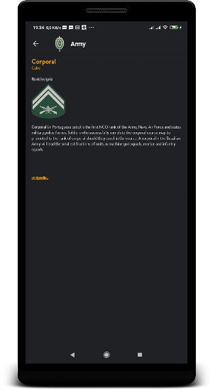 Military ranks of Brazil Screenshot 2