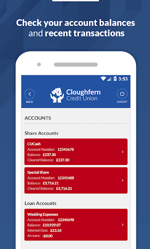 Cloughfern Credit Union Screenshot 1