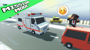 Crazy Road: Ambulance Screenshot 0