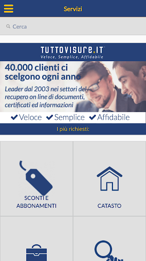 TuttoVisure.it Screenshot 0