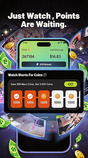DramaCash - Watch Rewards Screenshot 1
