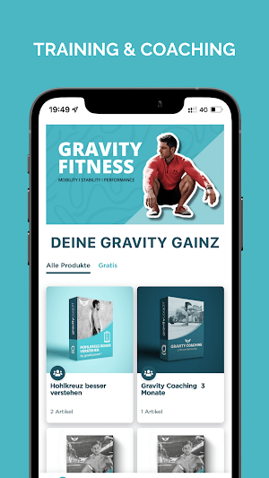 Gravity Fitness Screenshot 1