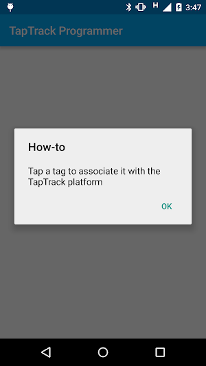 TapTrack Platform Programmer Screenshot 0