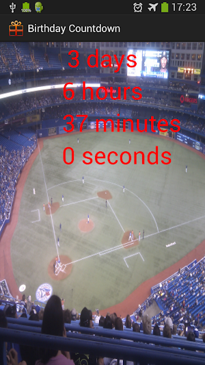 Birthday Countdown Screenshot 1