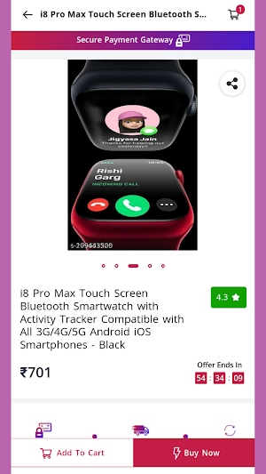 Smart Watch Online Shopping In Screenshot 2