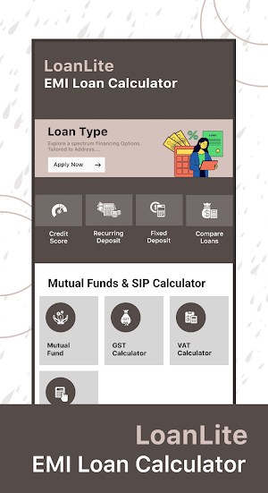 LoanLite - Loan EMI Calculator Screenshot 0