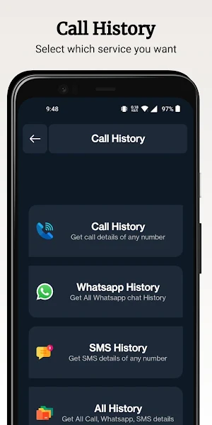 Call History : Any Number Screenshot 1
