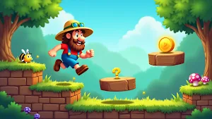 Super Martinez Bros Jungle Run Screenshot 1