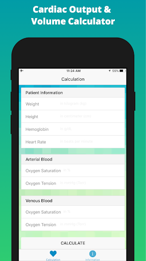 Cardiac Output & Volume Calculator: Cardiology Screenshot 0