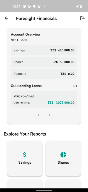 Foresight Financials Screenshot 0