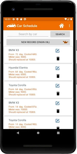 Car Maintenance Schedule Screenshot 3